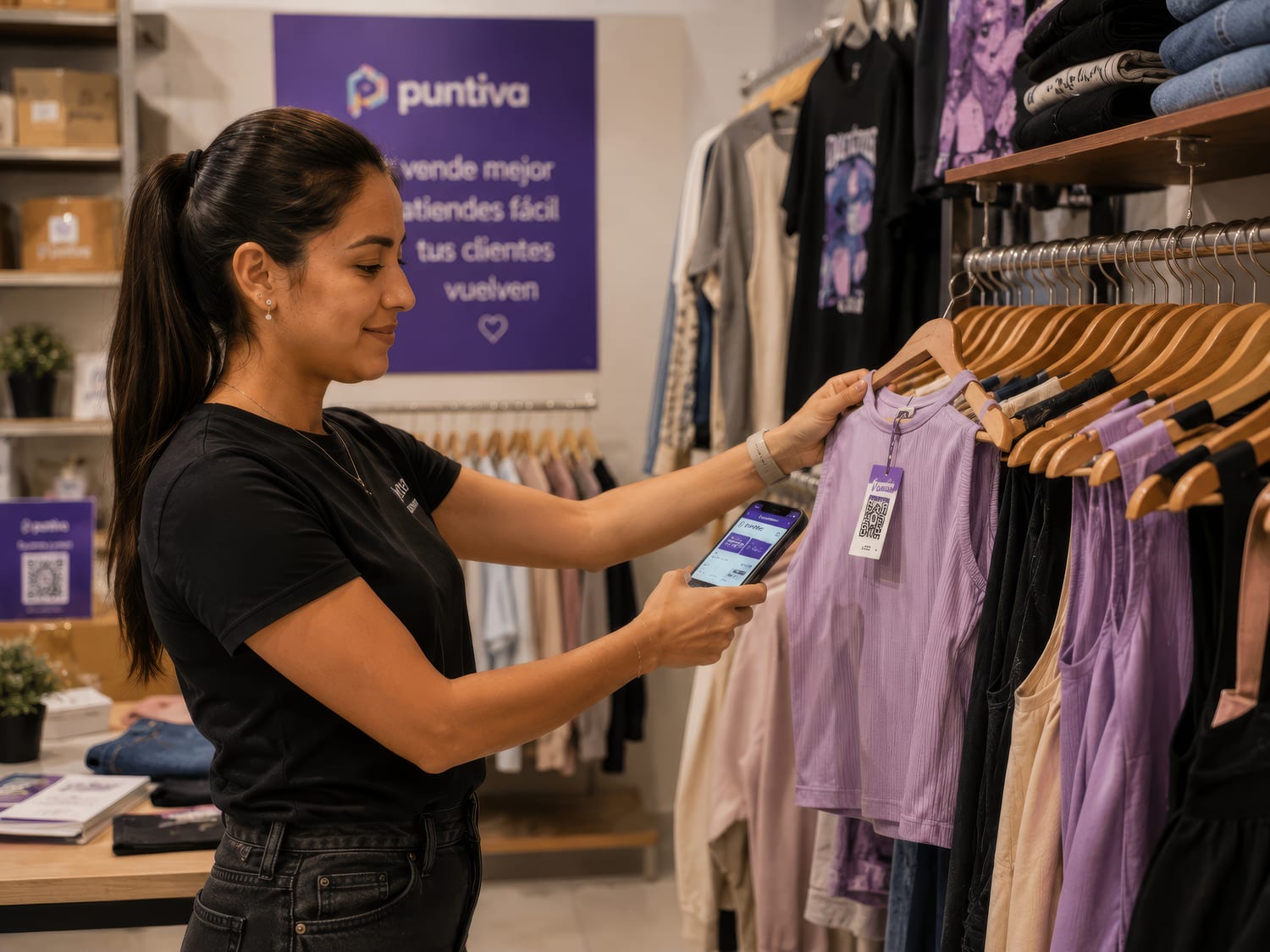Escaneando una prenda con Puntiva
